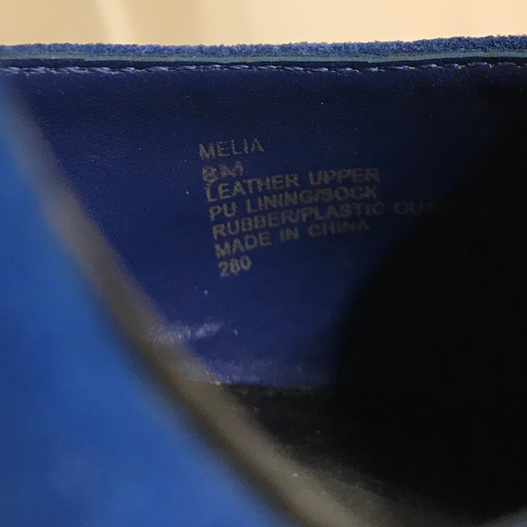 SOLD Steve Madden Melia blue suede fringe heels - Picture 8 of 8